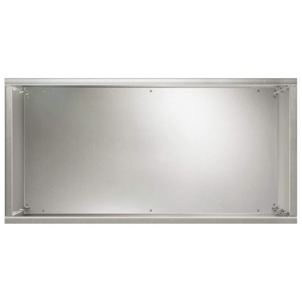 Градинска саксия 2 бр. Сребристо 40 x 20 x 40 см