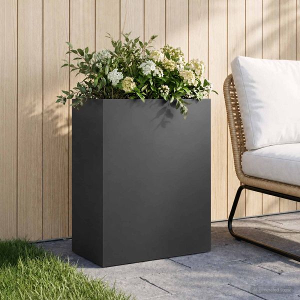 Градинска саксия Черно 40 x 20 x 40 см
