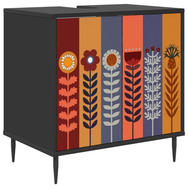Шкаф за баня ESSEN Черен дъб 60 x 40 x 61 см