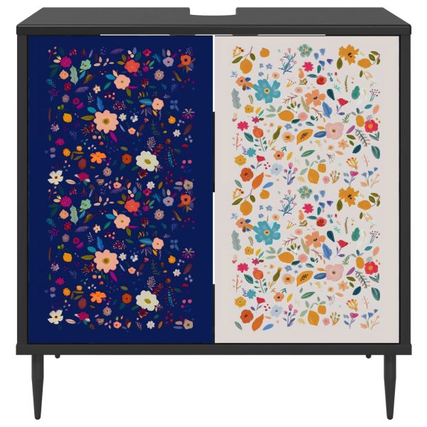 Шкаф за баня MAINZ Черен дъб 60 x 40 x 61 см