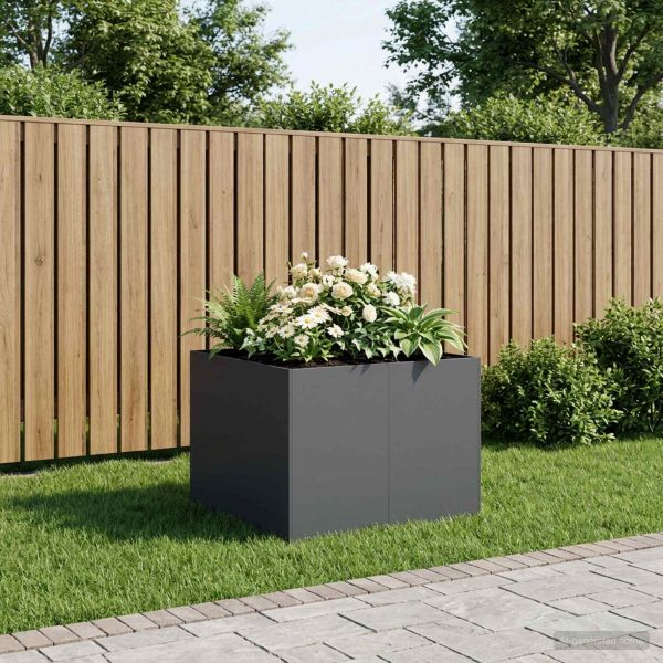 Градинска саксия Антрацит 80 x 80 x 60 см