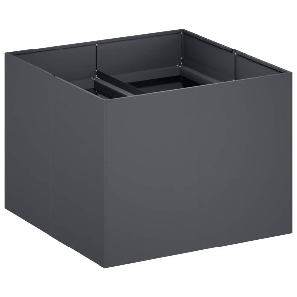 Градинска саксия Антрацит 80 x 80 x 60 см