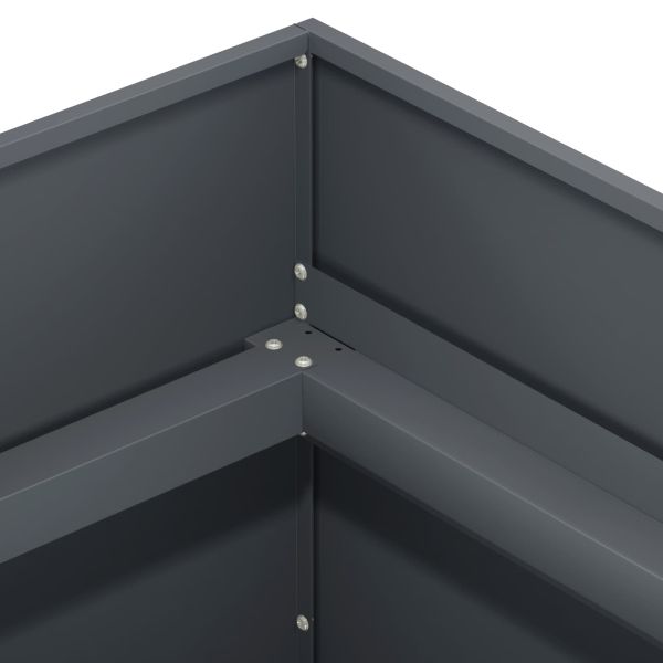 Градинска саксия Антрацит 80 x 80 x 60 см