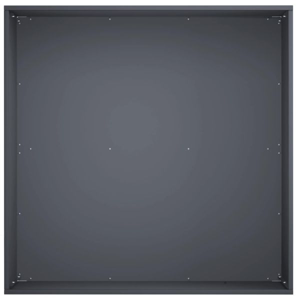 Градинска саксия 2 бр. Антрацит 60 x 60 x 30 cm