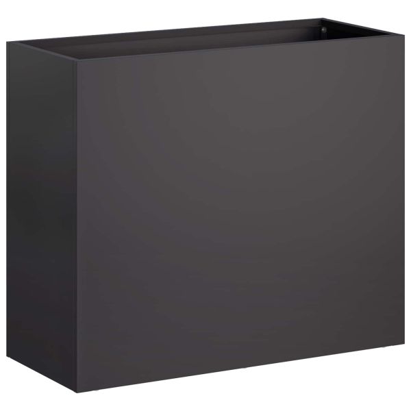 Градинска саксия Черно 50 x 20 x 40 см