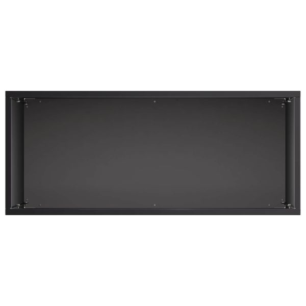 Градинска саксия 2 бр. Черно 50 x 20 x 40 см