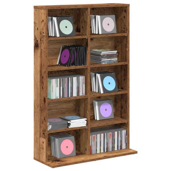 Кабинет за CD Старо дърво 65 x 23,5 x 97,5 см