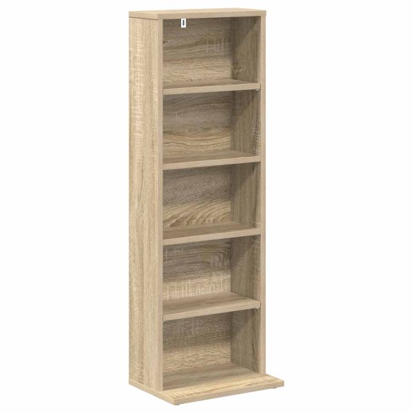 Кабинет за CD Дъб сонома 33 x 23,5 x 97,5 см