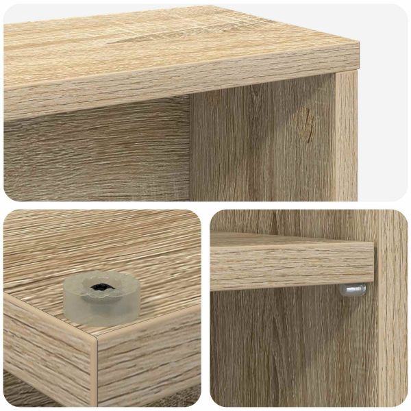 Кабинет за CD Дъб сонома 33 x 23,5 x 97,5 см