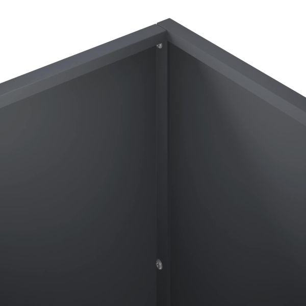 Градинска саксия Антрацит 50 x 50 x 75 cm