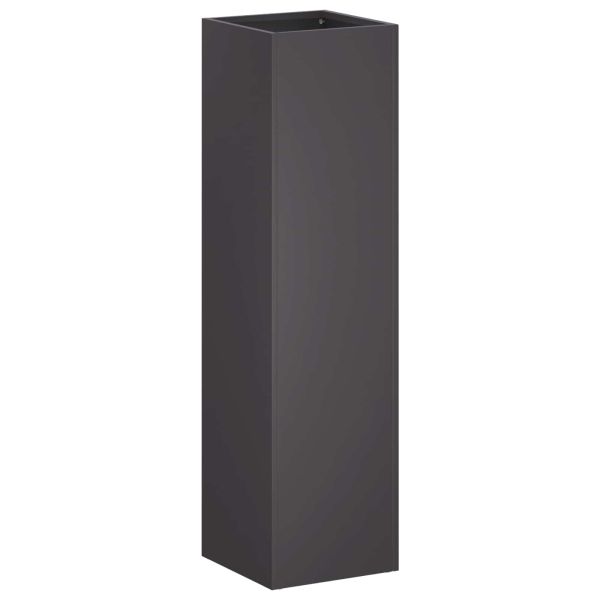 Градинска саксия Черно 20 x 20 x 75 см