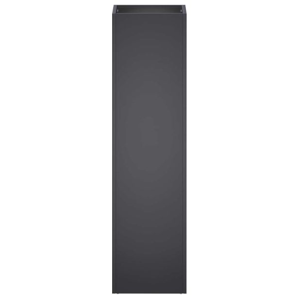 Градинска саксия Черно 20 x 20 x 75 см