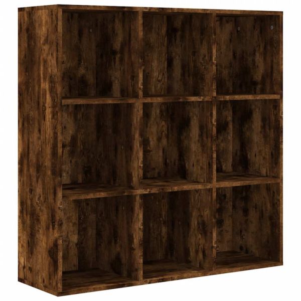 Библиотека, опушен дъб, 98x29x97,5 см