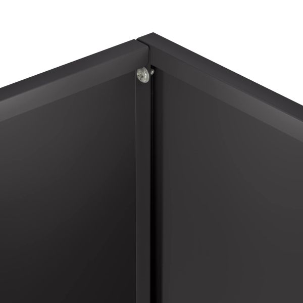 Градинска саксия Черно 60 x 40 x 40 см