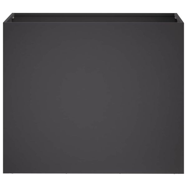 Градинска саксия Черно 60 x 30 x 40 см