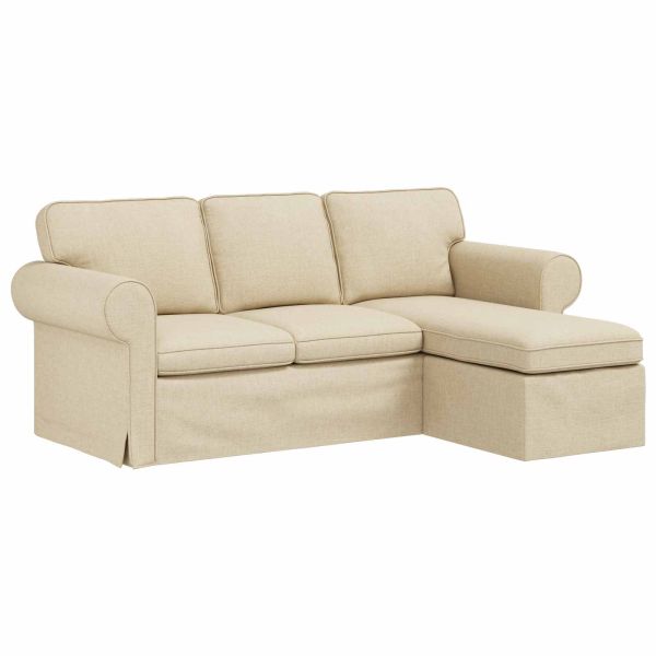 Диван Крем 195 x 138 x 80 см текстил