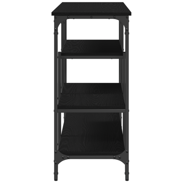 Конзолна маса Черен дъб 100 x 35 x 75 см