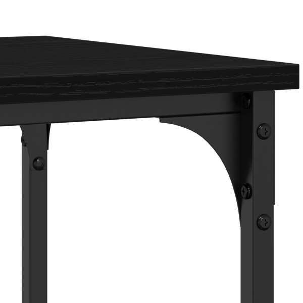 Конзолна маса Черен дъб 100 x 35 x 75 см