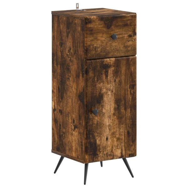Шкаф за баня BREDA Опушен дъб 30 x 31 x 80 см