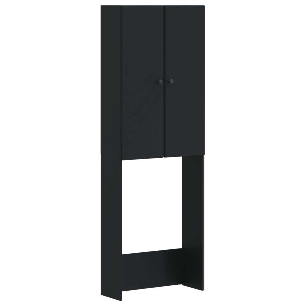 Тоалетна Шкаф BREDA Черно 66 x 25,5 x 190 см