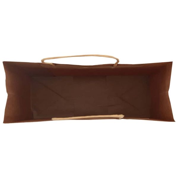 Хартиени торбички 250 бр с дръжки сини 45x17x48 см