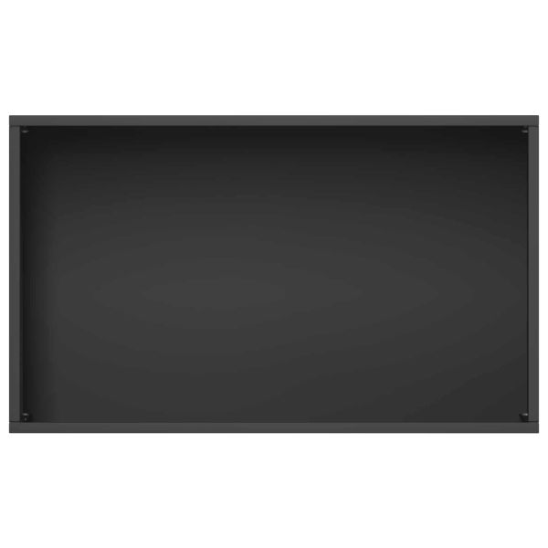 Градинска саксия Черно 50 x 30 x 75 см