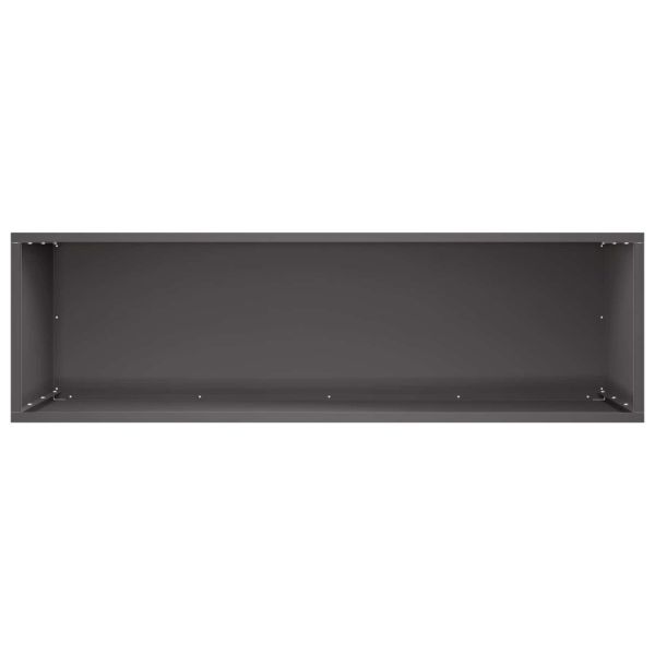 Градинска саксия 2 бр. Черно 100 x 30 x 40 см