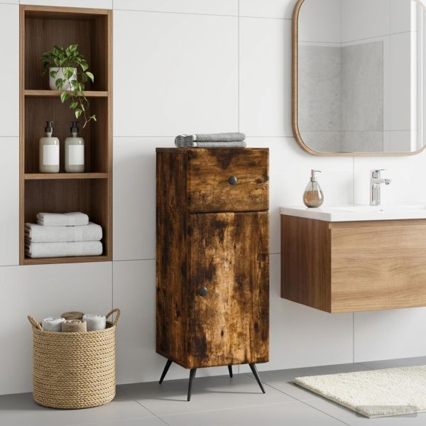 Шкаф за баня BREDA Опушен дъб 30 x 31 x 80 см
