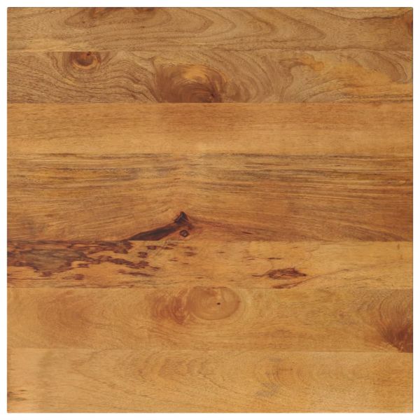 Плот за маса, 80x80x3,8 см, квадратен, манго масив