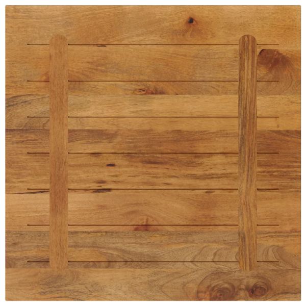 Плот за маса, 80x80x3,8 см, квадратен, манго масив