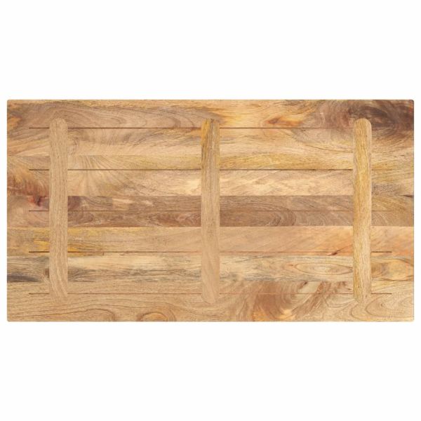 Плот за маса, 100x60x2,5 см, правоъгълен, манго масив