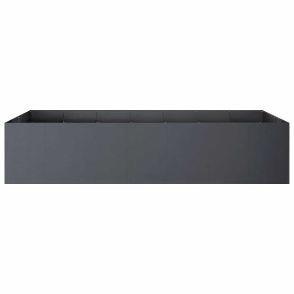Градинска саксия Антрацит 280 x 80 x 60 см
