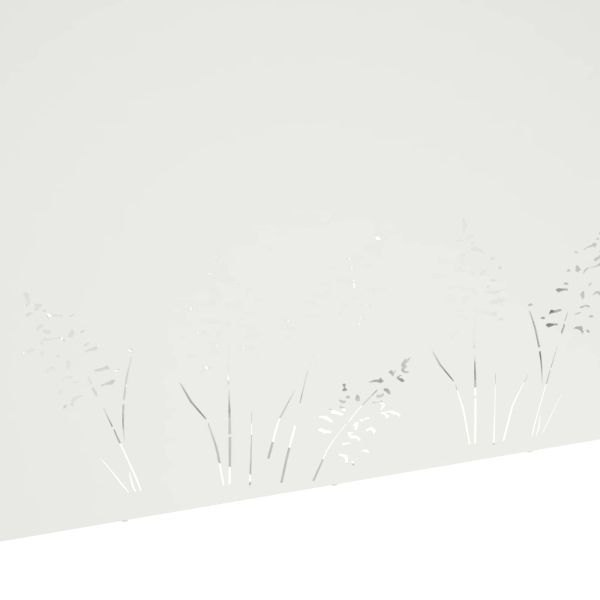 Градинска саксия Бяло 100 x 30 x 49 см