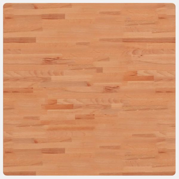 Плот за маса 90x90x2,5 см квадратен масивен бук