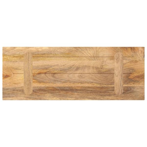 Плот за маса, 90x40x2,5 см, правоъгълен, манго масив