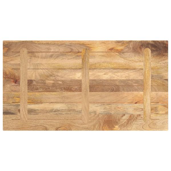 Плот за маса, 100x50x2,5 см, правоъгълен, манго масив
