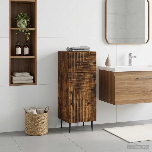 Шкаф за баня HAARLEM Опушен дъб 30 x 31 x 80 см