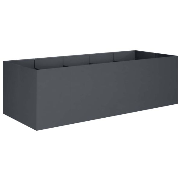 Градинска саксия Антрацит 200 x 80 x 60 см