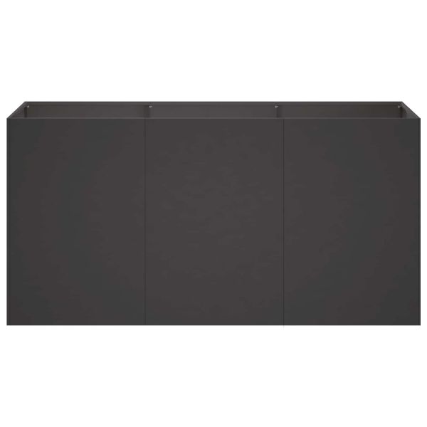 Градинска саксия Черно 120 x 40 x 60 см
