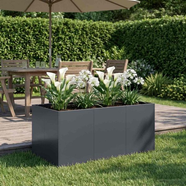 Градинска саксия Антрацит 120 x 80 x 60 см