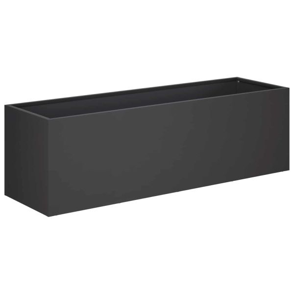 Градинска саксия Черно 100 x 30 x 30 cm