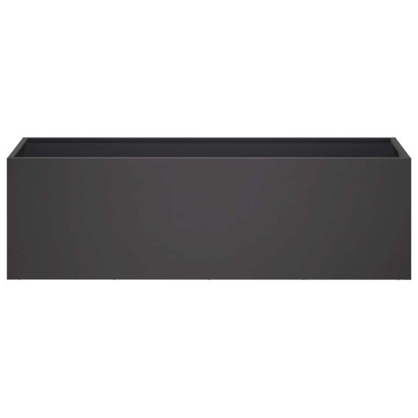 Градинска саксия Черно 100 x 30 x 30 cm