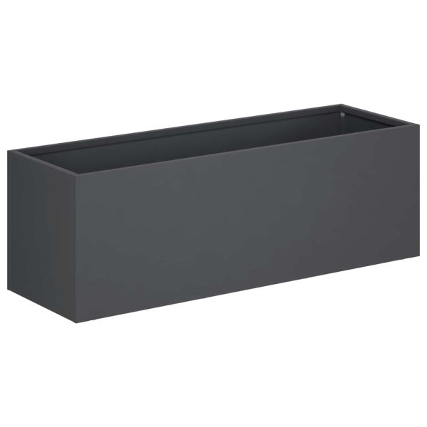 Градинска саксия 2 бр. Антрацит 60 x 20 x 20 см