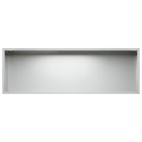 Градинска саксия 2 бр. Сребристо 40 x 20 x 20 см