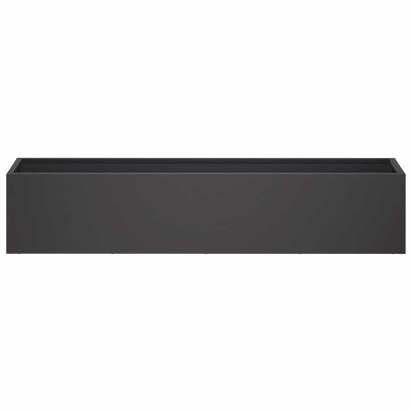 Градинска саксия Черно 80 x 20 x 20 см