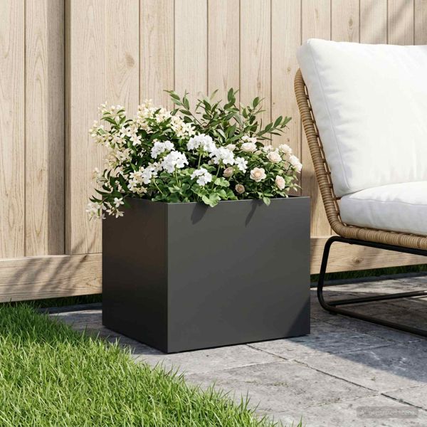 Градинска саксия Черно 40 x 30 x 30 см