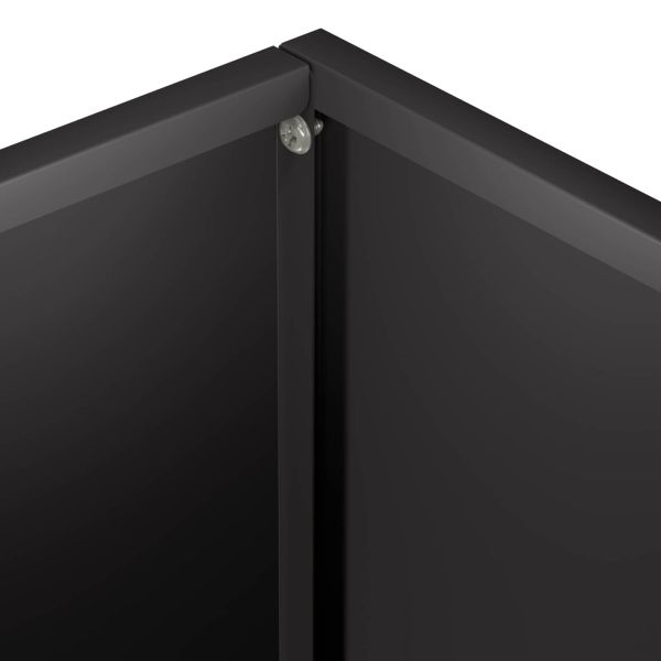 Градинска саксия Черно 40 x 30 x 30 см
