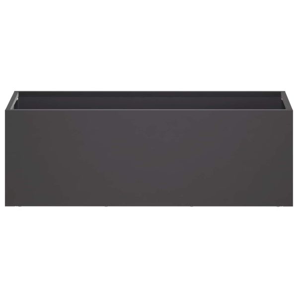 Градинска саксия Черно 60 x 20 x 20 см