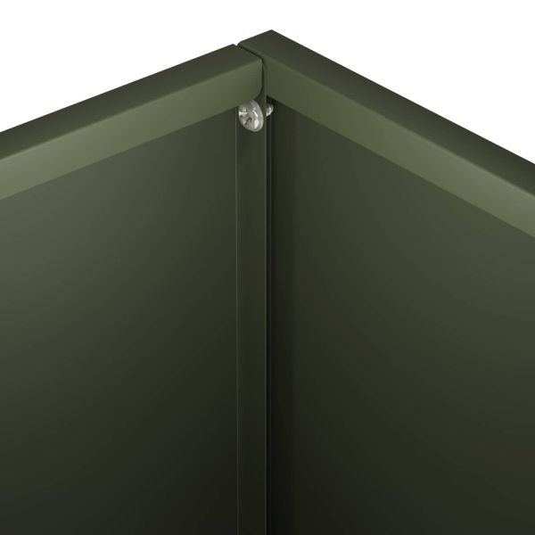 Градинска саксия Маслиненозелено 40 x 30 x 30 см
