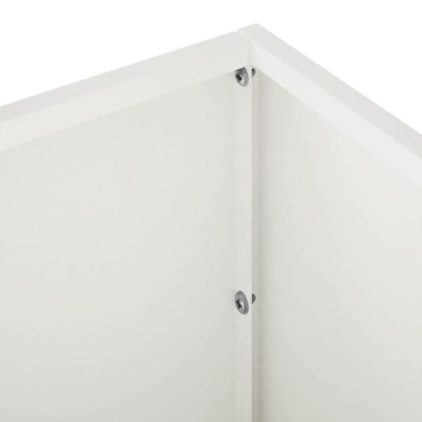 Градинска саксия Бяло 100 x 20 x 20 см